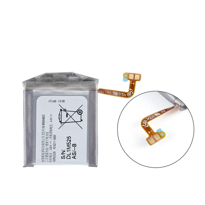 Batterie EB-BR800ABU EB-BR880ABY EB-BR890ABY pour montre Samsung Gear S4 40mm/42mm