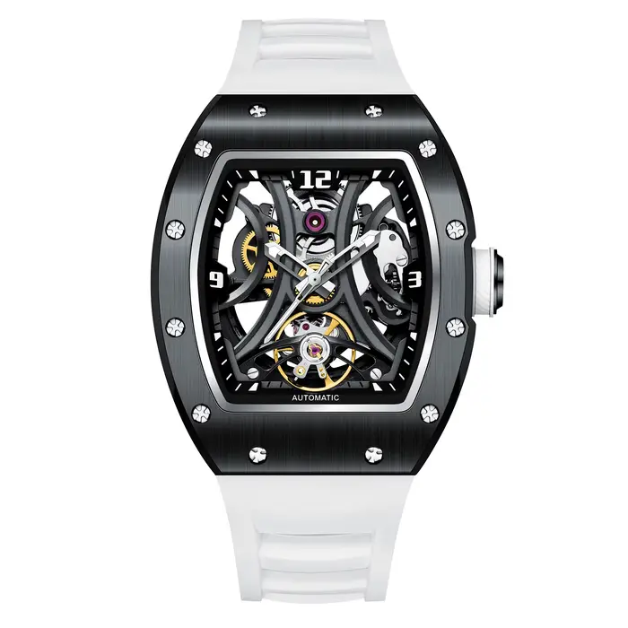 Montre-bracelet de luxe de marque supérieure, montre-bracelet sport pour homme, étanche, automatique