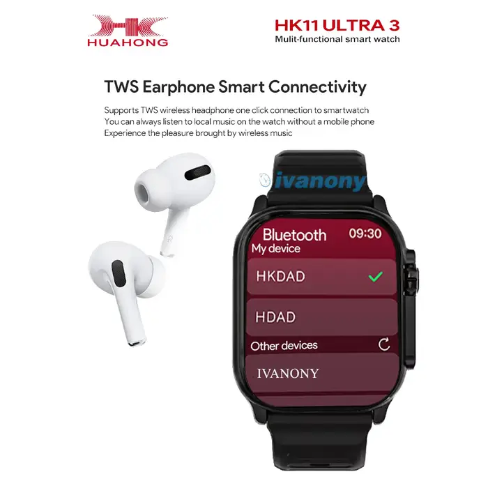 Montre intelligente HK11 Ultra3