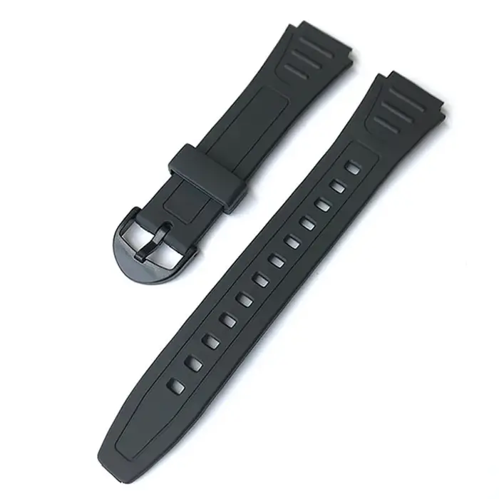 Bracelet de montre en caoutchouc de Silicone pour Casio G Shock W-800H W-217 AQ-S800W, accessoires de montre, Bracelet de sport 18MM