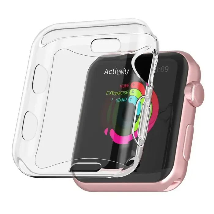 Étui de protection d'écran en TPU pour Apple Watch