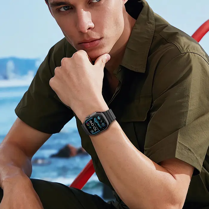Bracelet en silicone sport pour Apple Watch