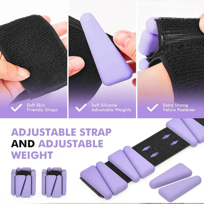 Poids de poignet, poids de cheville pour femmes et hommes