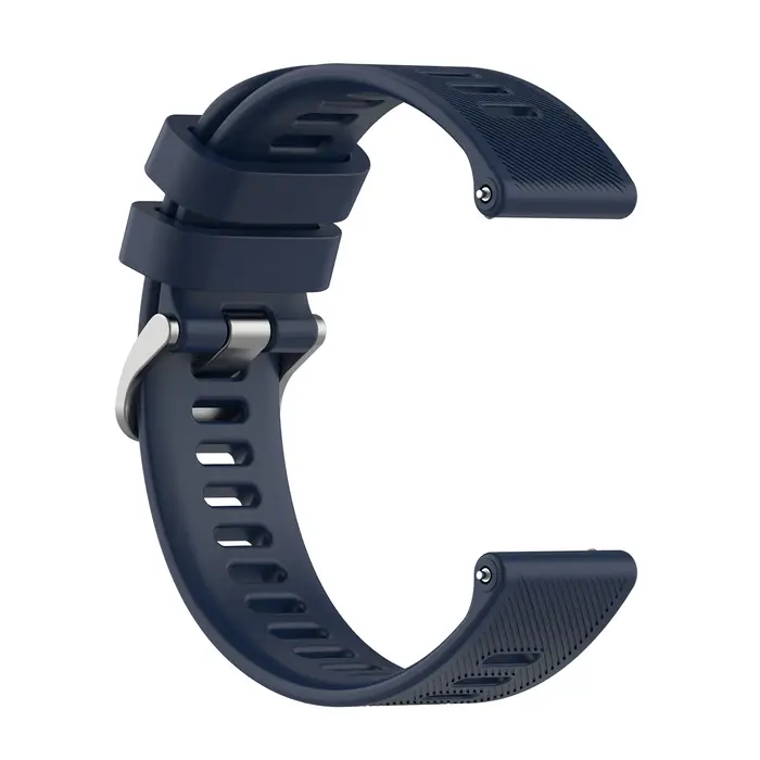 Bracelet de montre en silicone avec bouton officiel, bracelet de sport, Garmin 245, Forerunner 245M, 645, Vivoactive 3, Venu, Venu SQ