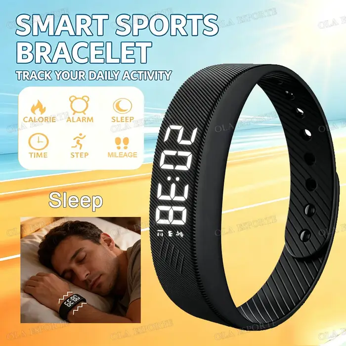 Bracelet intelligent longue durée de vie de la batterie pour hommes et femmes, suivi GPS, moniteur de sommeil, rappel pour iOS et Android Ht22