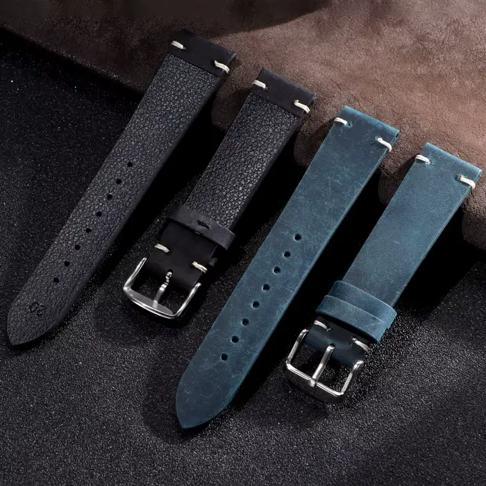 Bracelet de montre Vintage en cire d'huile