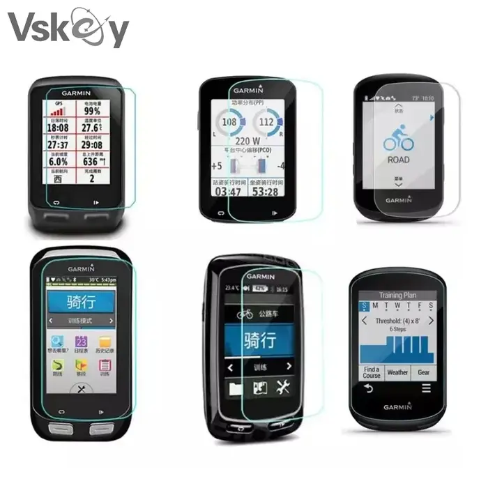 100 pièces protecteur d'écran pour Garmin Edge vtt Explore 2 850 550 540 840 830 820 530 520 1030 1040 Film de protection en verre trempé