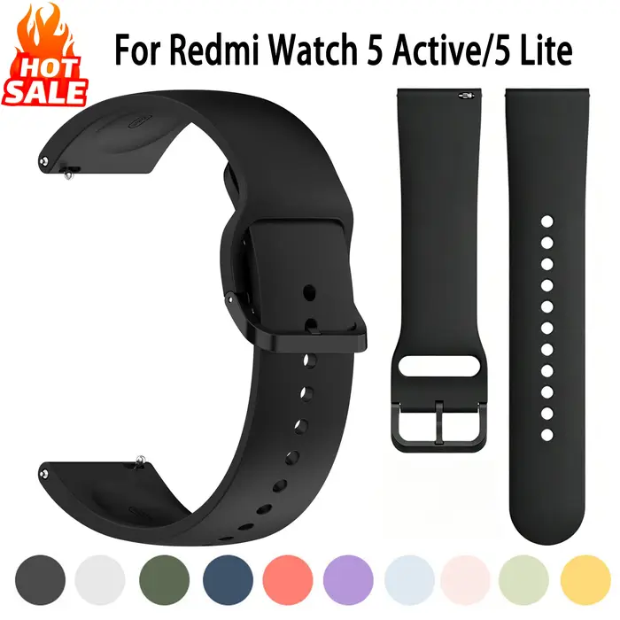 Bracelet en Silicone 22mm pour montre Redmi 5 Active/5 Lite