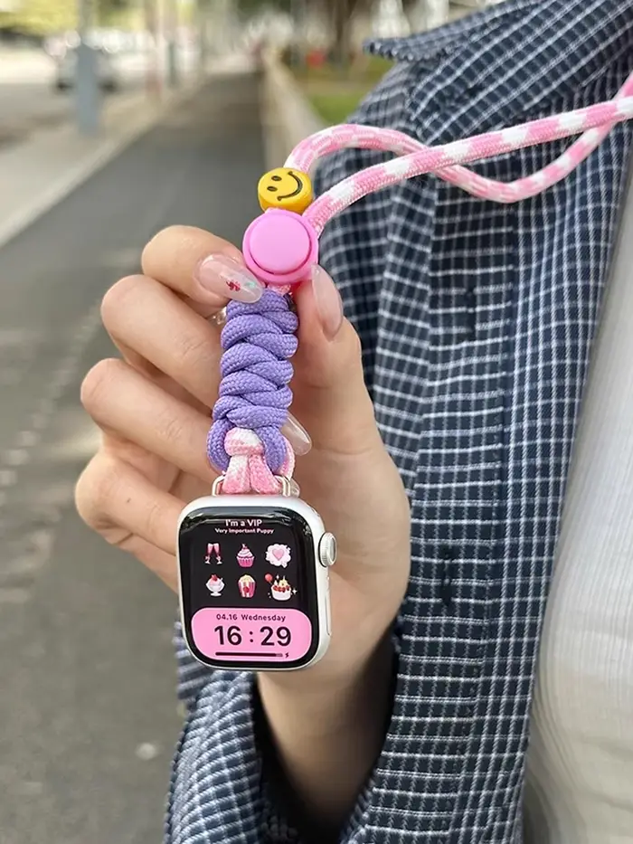 Bracelet de lanière en Nylon pour Apple Watch Ultra 10 9 8 7 6 5 Se 4