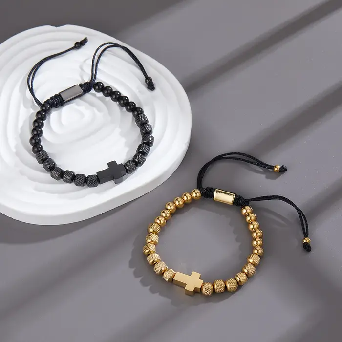 Bracelet en acier inoxydable galvanisé bon marché pour femmes