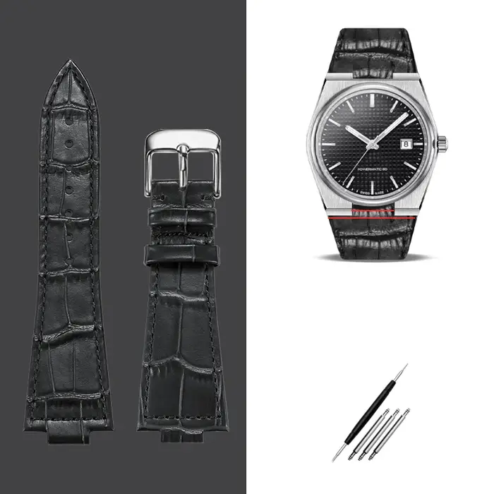 Bracelet de montre convexe pour montre série Tisso-t PRX T137.407 Super Player T137.410 bracelet en 