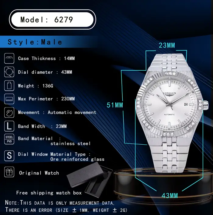 Montre automatique pour homme