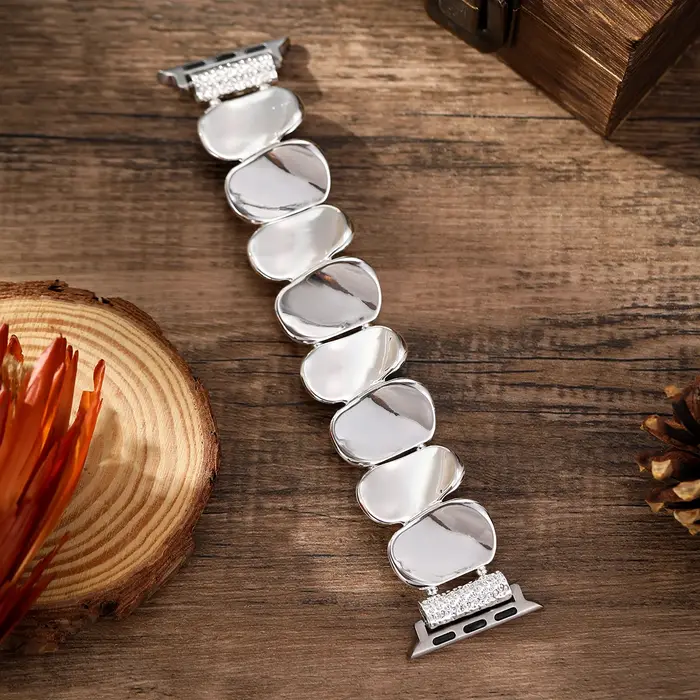 Chaîne de Bracelet à paillettes pour Apple Watch Ultra 3 2 49mm 46mm 45mm 44 42mm 41mm, Bracelet en