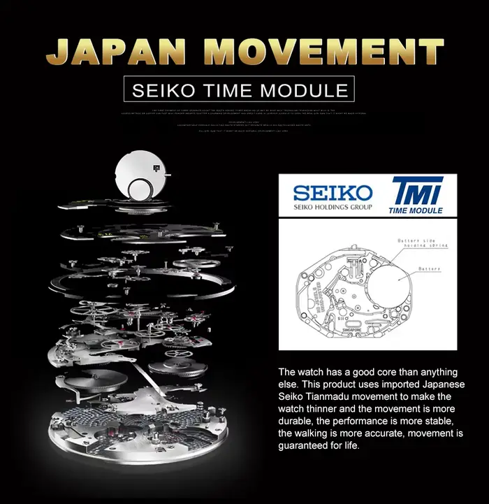 Classique Bauhaus Design hommes montre bleu foncé japon Quartz étanche en acier inoxydable mode affaires calendrier Ultra mince montres