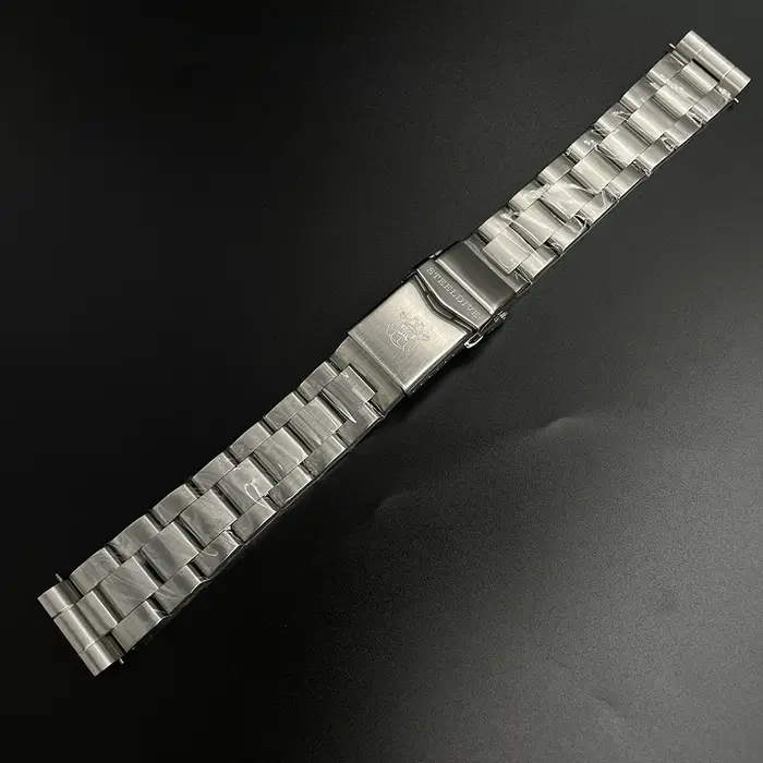 STEELDIVE SD1970 Bracelet de remplacement de montre de plongée automatique tortue 20MM boucle entièrement brossée signée fermoir pliant avec sécurité
