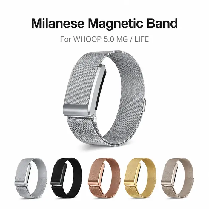 Bracelet magnétique milanais pour WHOOP 5.0 MG / LIFE