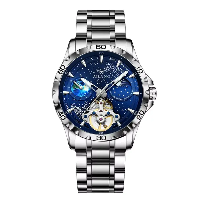 AILANG 8063 Montres pour hommes de marque haut de gamme, tendance de la mode, montre mécanique autom
