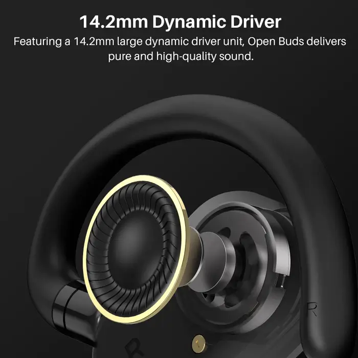 TOZO OpenBuds OWS Bluetooth 5.3 écouteurs oreille ouverte casque sans fil écouteurs appels cristalli