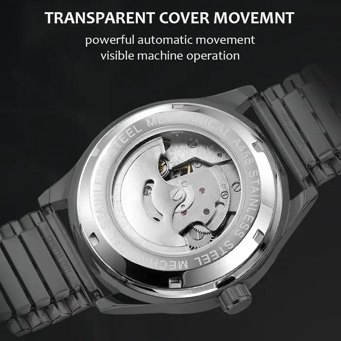 Marques de luxe gagnant champ pilote montre pour homme en acier inoxydable mouvement automatique horloge haute qualité plongeur mâle montre-bracelet copie
