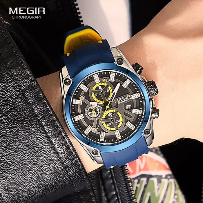 MEGIR hommes montres de Sport militaire