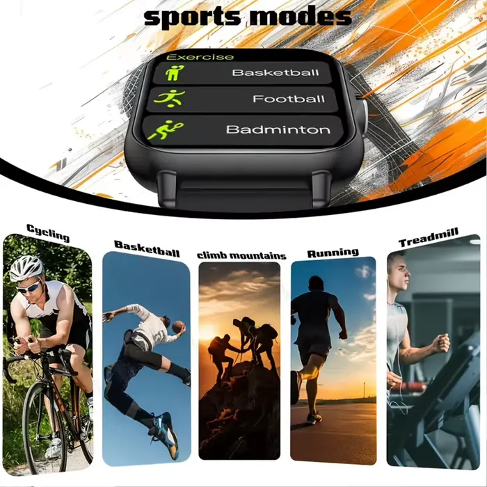 Montre connectée, écran tactile HD