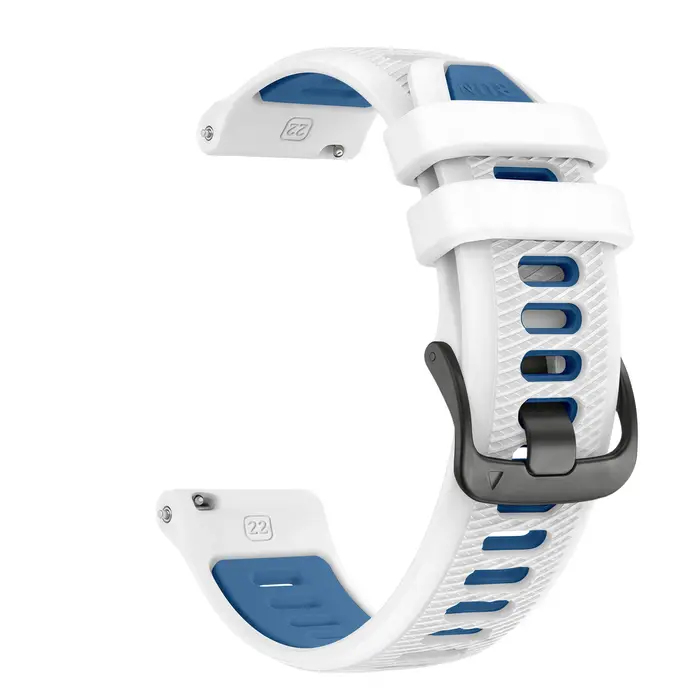 Bracelet de montre en silicone pour Garmin Forerunner70, bracelet de remplacement original bicolore 
