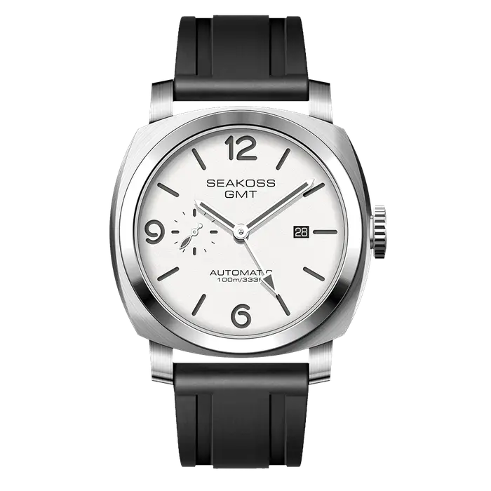 SEAKOSS GMT plongée automatique montres mécaniques hommes 1963 ST2557 mouvement mouette 316L calendrier Super lumineux 10Bar montres-bracelets