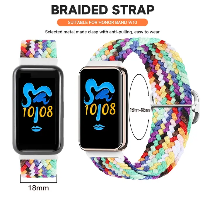 Bracelet Solo en Nylon élastique pour Honor Band 10