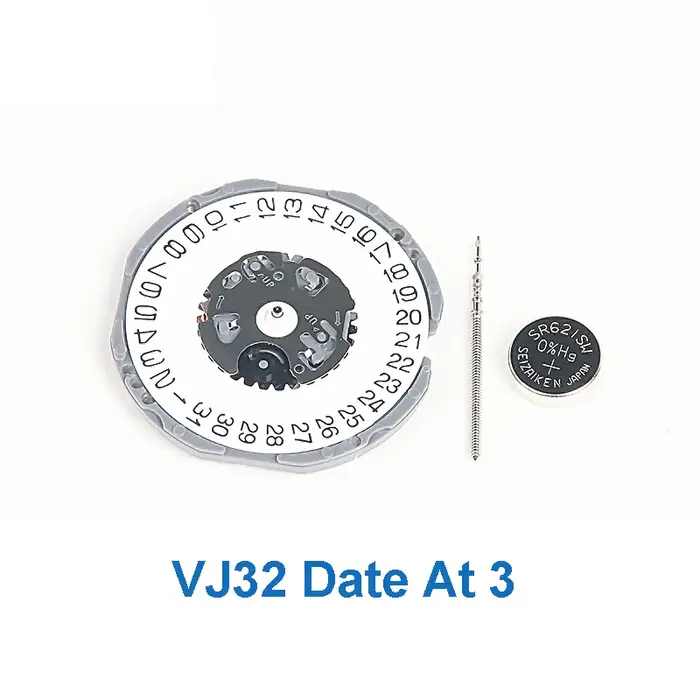 Nouveau mouvement à Quartz VJ32B Original, Date japonaise à 3/6, accessoires de mouvement de montre,