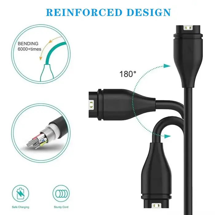 Chargeur pour montre intelligente Garmin Approach S10 S12 S40 S42 S50 S60 S62 S70