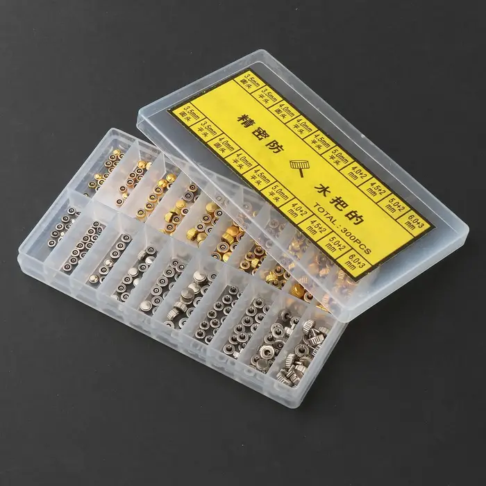 Couronne de montre 300 pièces/boîte, différentes tailles, pièces de rechange pour réparer les montre
