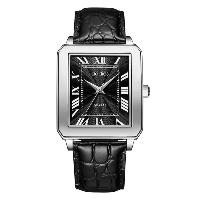 ADDIESDIVE-Montres-bracelets de luxe étanches pour hommes, horloge à quartz bleue, acier inoxydable,