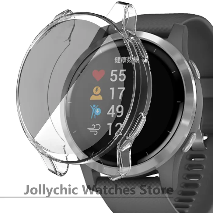 Étui de protection pour Garmin Venu 2 2s VivoacyMarkets 4 4s, bracelet de montre, diamants scintilla