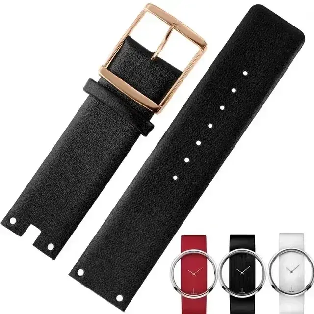 Bracelet de montre en cuir véritable pour CK K94231 K9423101 K9423107