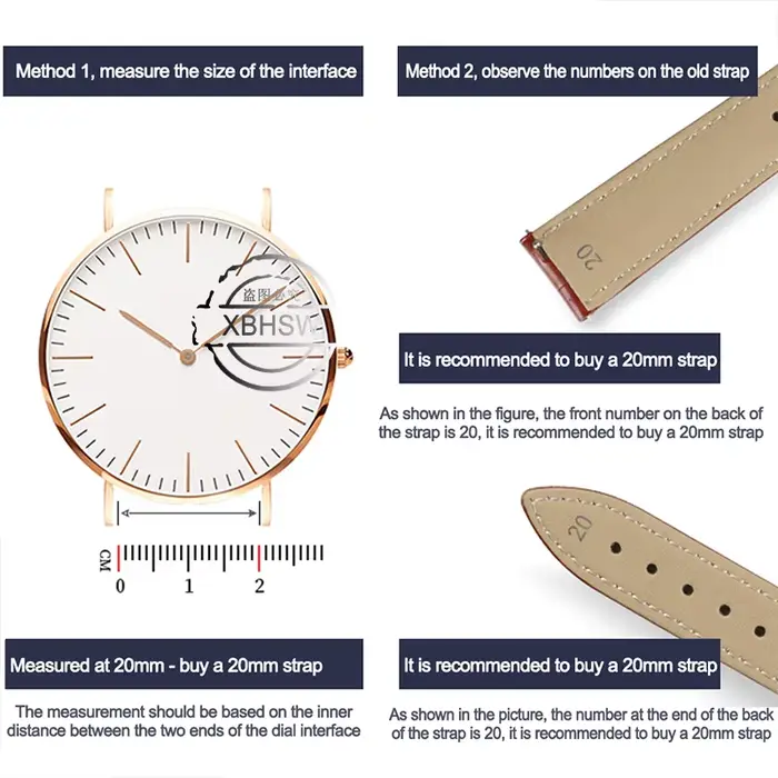 Bracelet de montre pour femme
