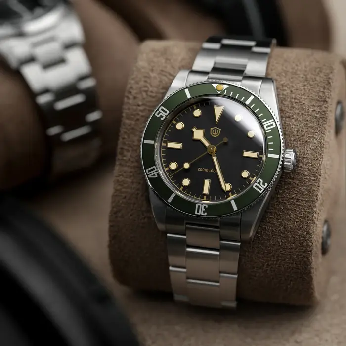 Montre Watchdives 37mm WD7922 V2 BB54 VH31 avec mouvement à secondes fluotantes