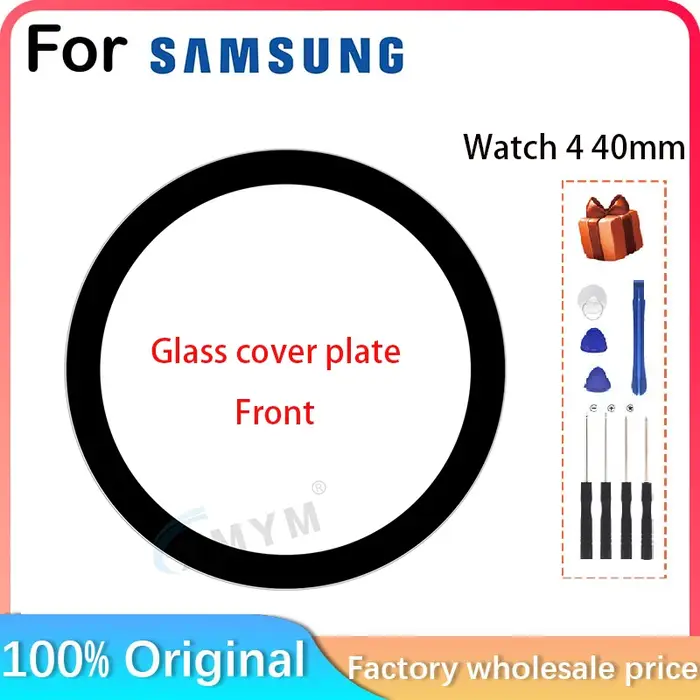 Pour Samsung Galaxy Watch 4 40mm R860 R865 SM-R860 SM-R865 Smartwatch Cadran Verre Couvercle De Protection Accessoires Remplacement Réparation