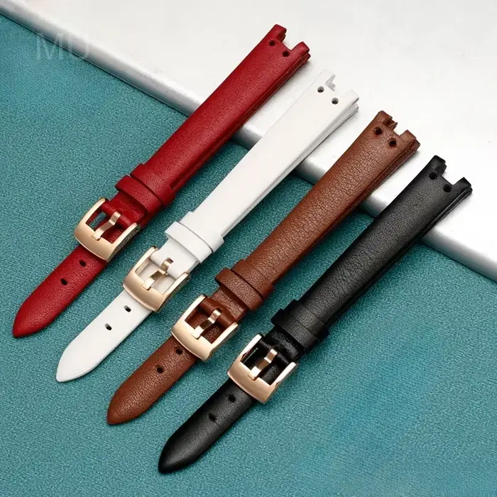 Bracelet de montre en cuir véritable pour Anne Klein AK2ACH2157 2618