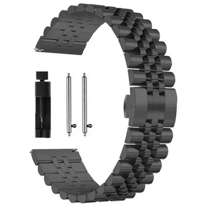 Bracelet en acier inoxydable de 22mm pour Suunto 5 Peak/9 Peak Pro DLC