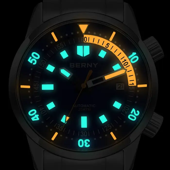 BERNY – montre de plongée pour hommes