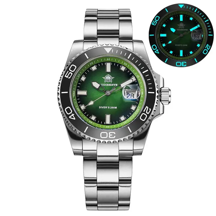 ADDIESDIVE montre pour hommes Quartz acier inoxydable