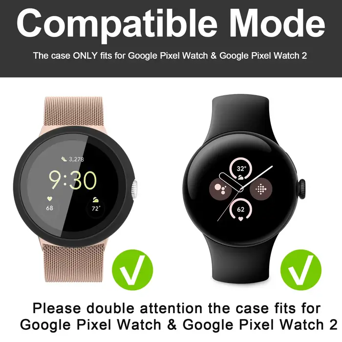 Verre + étui pour Google Pixel Watch PC