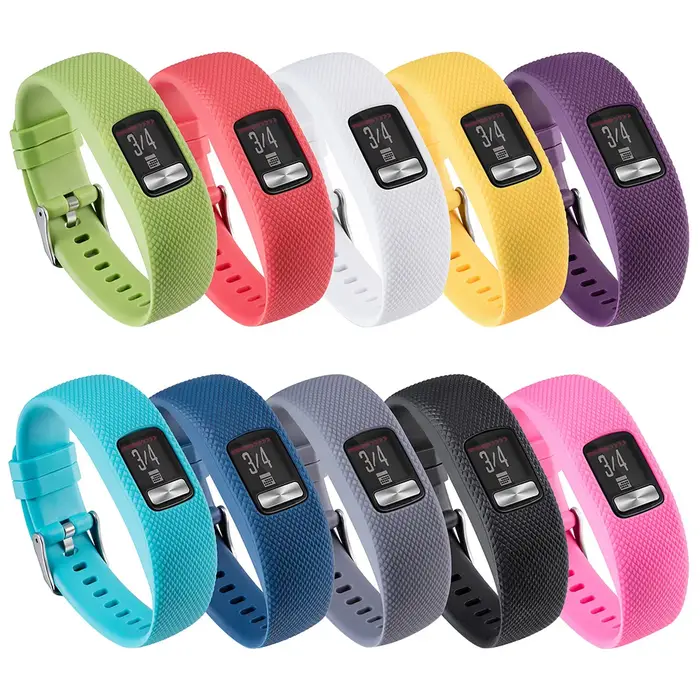 Bracelet en Silicone pour montre connectée Garmin Vivofit 4