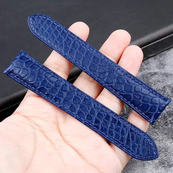 Bracelet de montre en cuir Crocodile pour voitures