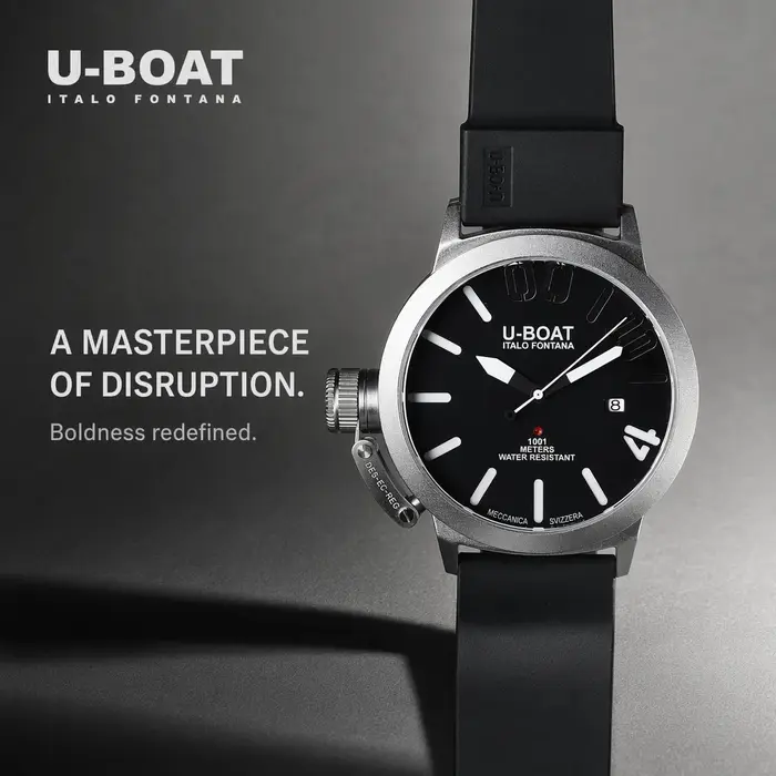 Montre-bracelet sport chronographe à quartz pour homme U-BOAT