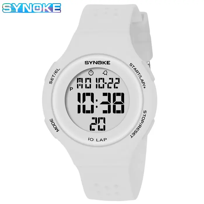 SYNOKE montres pour femmes mince luxe natation étanche montre de Sport numérique pour hommes LED hor