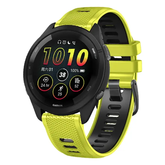 Bracelet officiel de 22mm pour Garmin Forerunner 265 745 255