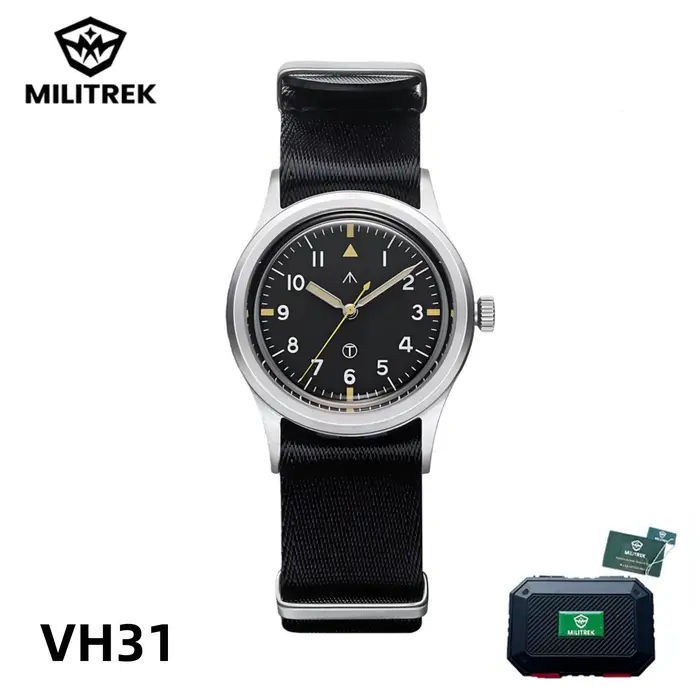 MILITREK 2025 hommes montre à Quartz VH31 36mm champ militaire