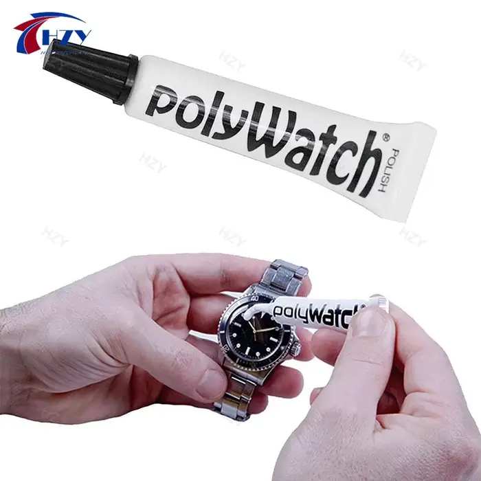 Pâte à polir Polywatch 5g pour montres en plastique et acrylique, éliminateur de rayures, pâte de ponçage pour réparation de lunettes, outils de polissage et de réparation