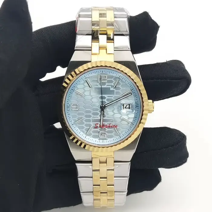 Montre pour homme 6 couleurs 40 mm dorée